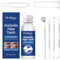 Denti Finti Da Applicare Da Soli Cemento Dentale Colla Per Denti Denti Finti Professionali Cemento Per Denti Dente Finto Utilizzato per Riparare Spazi Vuoti e Denti Rotti con 4 Strumenti,30ml+5g