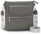 JSDOST Umhängetasche Damen Mittelgroß Handtasche Damen Crossbody Bag Damen Veganes Leder Schultertasche Damen mit Vielen Fächern Dunkelgrau