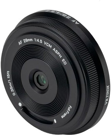 VILTROX 28mm f/4.5 Z Pancake Objectif,AF 28mm f/4.5 Monture Z pour Nikon,Plein Format pour Nikon Z7ii Z8 Z30 Zfc Z6ii Z6iii Z50 Zf