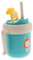 Milisten Taza de agua con mango pequeño taza térmica para bebé botella con escala botella de copa aislada taza con asa taza de bebé con asa acero inoxidable Verde