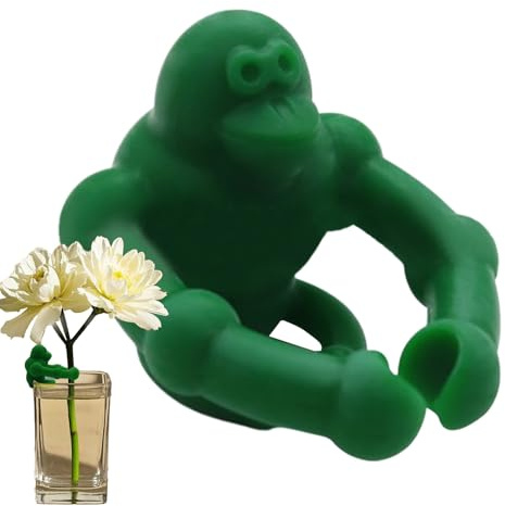 Shenrongtong Propagation Buddy - Flexible Plant Cutting Holder - Monkey Shape Support Tools Accessories for Garden House Indoor Desk Decorations