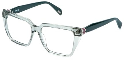 Police VPLR99 09RM Grey / Green Shiny 55/15/140 Women's Frame