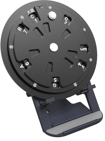 QINZITAO Aluminum Alloy Guitar Chord Wheel Music Theory Learning Tool for Beginners and Musicians Circles of Fifths Design