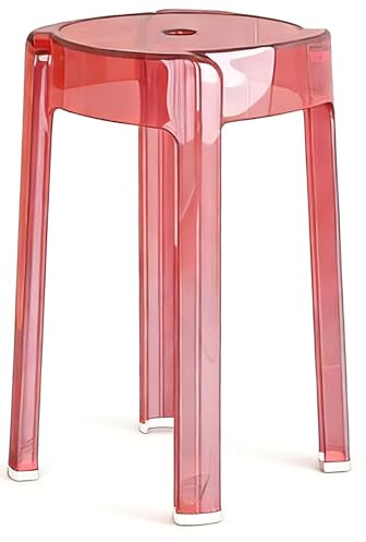 Transparenter Badezimmerhocker, rutschfest Und Wasserdicht – Transparenter Sitz, Eckbank FüR Duschbereiche Und Ecken(Pink/A)