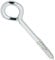 VINE EYE SCREW IN 100MM BZP ZINC PLATED WEATHERPROOF STEEL ( pack of 50 )