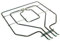 Neff Oven Top Upper Heater Element 443501 - Stainless Steel, Electric, Built-In, Radiant Heating, Oven Heater Element