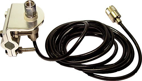 CB TRUCK HGV TWO WAY ANTENNA RIGHT ANGLE MIRROR MOUNT AND CABLE WITH PL259 CONNECTOR