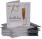 Multipack Gold Champagne Glass 70th Birthday Party Invitation Cards - 36 Cards with Envelopes