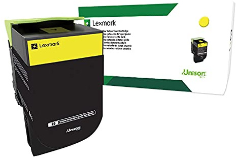 Lexmark 80C0XYG OEM Toner Cartridge (Yellow) in Retail Packaging LEX80C0XYG