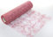Sizoweb 25 m x 30 cm rosa, alt-rosa Vlies Tischband Tischläufer zur Dekoration für Hochzeit, Ostern und Party