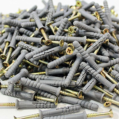 Stile Tasselli 6 X 80 – 1200 pezzi Nail Tassello Croce premontato