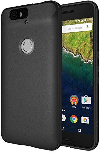 Diztronic N6P-FM-BLK Voll Matte Slim Fit Flexible TPU für Huawei Nexus 6P (2015) matt schwarz