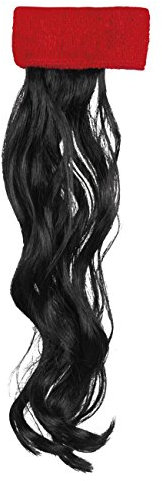 Boland - Stirnband mit Haaren, Haarband mit Zopf, Kopfbedeckung für Faschingskostüme, Schweißband, Zubehör für Kostüme