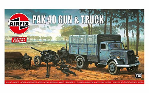 Pak 40 Gun & Truck Panzerabwehrkanone und Lastwagen, Modellbausatz