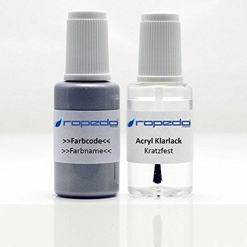 dropedo Lackstift für TESLA PPSW White Water 20ml + Klarlack 20ml