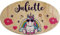 Plaque de Porte en bois personnalisée pour une Chambre d'enfant - Le prénom de la plaque en bois est personnalisable - cadeau de naissance personnalisé bébé Décoration (Licorne)