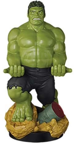 Exquisite Gaming - Cable guy XL Hulk, soporte de sujeción o carga para mando de consola, smartphone y tableta con licencia de Marvel Avengers Endgame