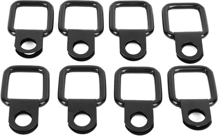 8Pack Hardtop Schnellentferner Befestigungsschrauben und 8 teilige Zurrringe D Anker Zurrgurte Passend JK YJ TJ JKU Sports/Sahara/f¨¹r Rubicon X Unlimited 95?17