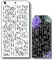 I-Craft Script Schablone, 10 x 20 cm, blickdicht