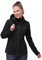 33,000ft Damen Softshelljacke Wasserdichte Winddichte Funktionsjacke Atmungsaktive Übergangsjacke Leichte Fahhradjacke mit Kapuze Windbreaker zum Laufen, Radfahren, Wandern，Schwarz 42