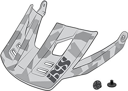 IXS Helmschirm Trigger FF Camo, Grau Camo, S/M, 470-510-1902