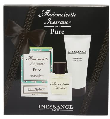 Corine de Farme - Geschenkset Mademoiselle Inessance Pure – Geschenkset für Damen – Eau de Parfum 50 ml und Handcreme 100 ml – Duft blumig und leuchtend