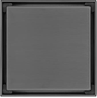 Duendhd Fliesen Einsatz Quadratischer Edelstahl Bodenablauf 100X100Mm Ablauf Gitter Badezimmer Unsichtbarer Dusche Ablauf Geruchsdicht,