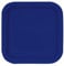 Unique- Assiettes en Carton Carrées Écologiques-18 cm-Couleur Bleu Marine-16 Pièces (Lot de 1), 30950EU, Navy Blue