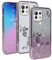 XINYEXIN Transparent Glitzer Hülle für Xiaomi Mi 11 Lite 4G / 5G / 5G NE, Bling Glitter Handyhülle Ultradünn Stoßfest, Niedliche Glitzernde Schutzhülle für Frauen Mädchen - Roségold