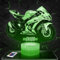 Nachttischlampe Motorrad Ninja Kawa deko Biker. Geschenkidee Mann objekt Motorrad Ninja Kawa Nachtlicht Erwachsene deko Zimmer. originell
