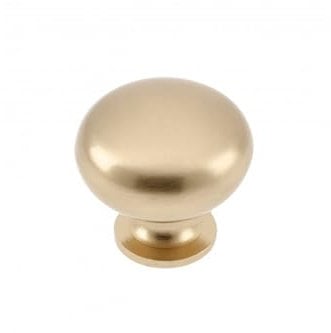 GTV - Bouton Bergamo Ø 3 cm I Boutons de meubles avec vis I Boutons de placard Boutons de cuisine Bouton de porte Bouton de tiroir Poignées de meubles I Champagne