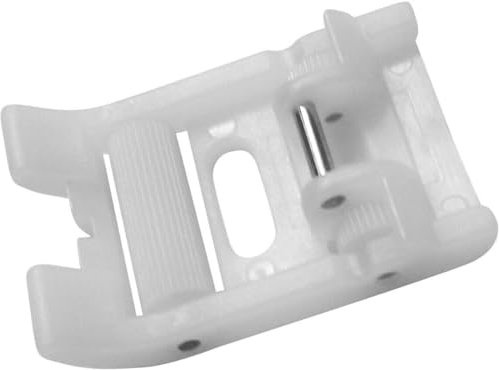 Snap-On Teflon-Rollenfuß für Alpha-,Singer-,Brother-,Juki-, Haushalts-Nähmaschinen/Antihaft-Oberfläche für Leder, Jeans und vieles mehr