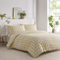 Portfolio Home Parure de lit Double Douce et Facile d'entretien avec Housse de Couette et taies d'oreiller Motif Vichy Jaune