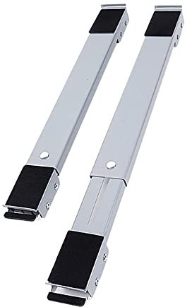 Adjustable Roller Furniture Dolly Refrigerator Moving Cart with Brake - 2 Pack Washing Machine Mini Fridge Stand Mobile Base for Freezer Washer Stand