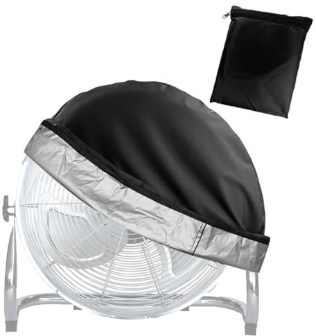 KDAMGOQE Outdoor Fan Cover Fan Cover Industrial Fan Cover 24x7.5x24 Waterproof & Dustproof Fan Cover with Drawstring and Storage Bag Heavy Duty Floor Fan Cover For 18-20 Inch Fans