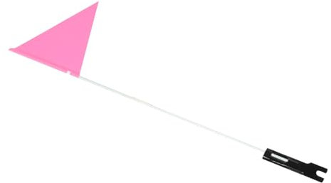 Milisten Robuster Fahrradwimpel Mit Verstellbarem Fahnenmast Für Hohe Sichtbarkeit Langlebige Befestigung Geeignet Für Junge Mädchen Und Senioren Reflektierende Sicherheitsfahne Praktisches