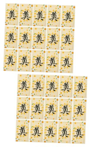 FOMIYES 2 Set Carta Funebre Biglietti Di Preghiera Della Morte Carte Di Morte Funebre Biglietti Di Preghiera Funebri Schede Di Memoria Funebre Carte Bouquet Yellow 45 Pezzi * 2
