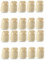 Ciieeo 2 Juegos Caja De Tostadas De Madera Sartenes De Aluminio Bandeja Para Hornear Con Tapa Tarteras Para Tartas Fuente Para Horno Bandeja Horno Pastel Para Hornear Papel 10 Uds * 2
