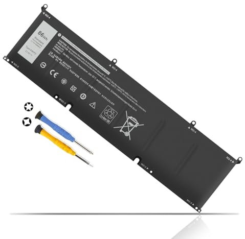 86Wh 69KF2 Laptop Akku für Dell XPS 15 9500 9510 9520 9530 Precision 5550 5560 5570 Alien-Ware M17 R3 R4 M15 R4 R5 R6 R7 2020 2021 Inspiron 16 Plus 7610 7620 G7 7500 G15 5510 5511 5515 5520 5521 5525
