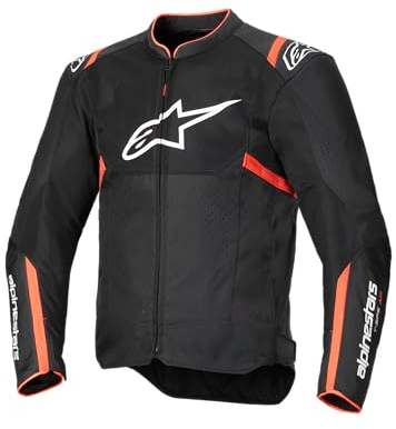 Alpinestars T-Sps Air V2 Giacca tessile da moto, nero/rosso, L