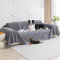 Loiion wasserdichte Hundedecke, 100% Sofabezug Wasserdicht, rutschfeste Hundedecke zum Schutz der Couch, Sofa Schutzbezug Hund, Couch Kratzschutz, Waschbar, Grau, 300x180cm