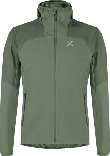 MONTURA Rise Hooded Jacket, Giacca da Escursionismo Leggera e Traspirante da Uomo