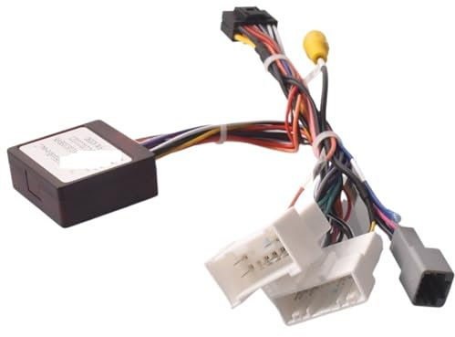 Faisceau de câbles d'autoradio Adaptateur de câble de Faisceau de câbles stéréo for autoradio Android 16 Broches, for Renault, Captur, Clio 2017, 2018, 2019, Dacia(with Canbus)