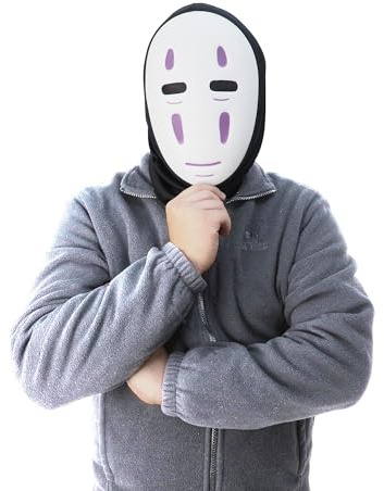 DigiTizerArt Halloween Cosplay Maske Versteckte Gesichtshaube Vollkopf Maske Gruseliges Gesicht Kostüm Masken für Rollenspiel Bühne Performance Party