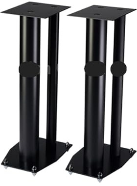 Speaker Stand Floor 2 Pcs 30-80cm Speaker Stand Household Audio Bracket Surrounding Sound Box Metal Subwoofer Holder for Living Room(80cm)
