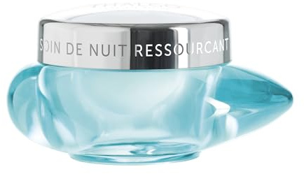 THALGO Revitalisierende Nachtcreme 50 ml – Feuchtigkeitsspendende Nachtpflege mit Hyaluronsäure & Meerwasser-Konzentrat – Regenerierende Pflege für normale bis trockene Haut