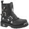 Harley-Davidson Herren Distortion Leather Motorcycle Casual Boot Stiefel, Schwarz, 44.5 EU