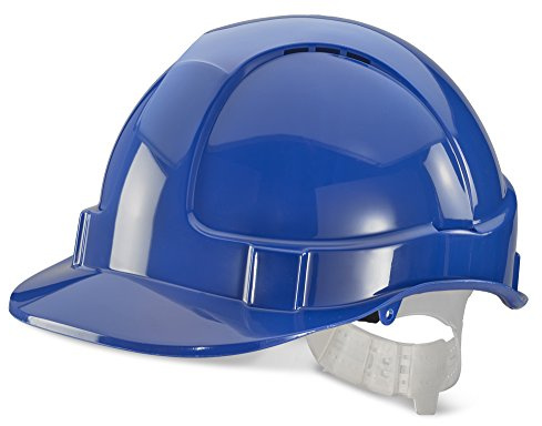 ECONOMY VENTED SAFETY HELMET BLUE