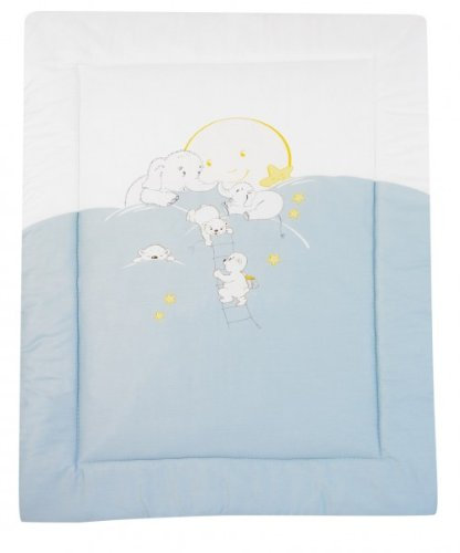 Alvi 612152781 Krabbeldecke Mondreise, blau