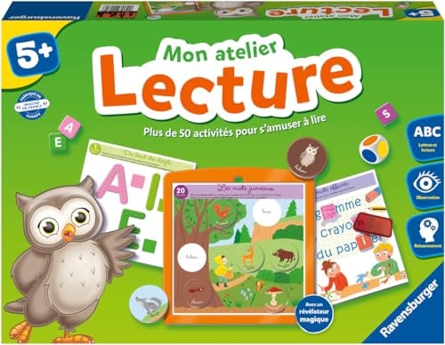 Ravensburger – Mon Atelier Lecture – Spiel, französische Version